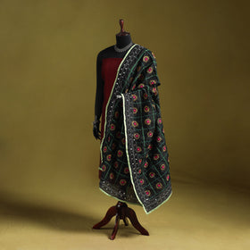 Ranihati chapa work chanderi silk hand embroidery dupatta