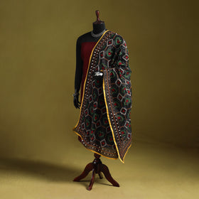 Ranihati chapa work chanderi silk hand embroidery dupatta