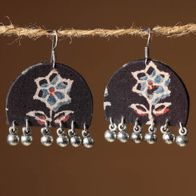 Rasha Ghungroo Work Fabart Earrings