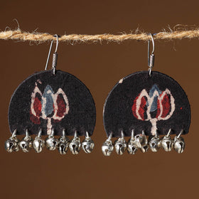 Riya Ghungroo Work Fabart Earrings 