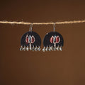 Riya Ghungroo Work Fabart Earrings 