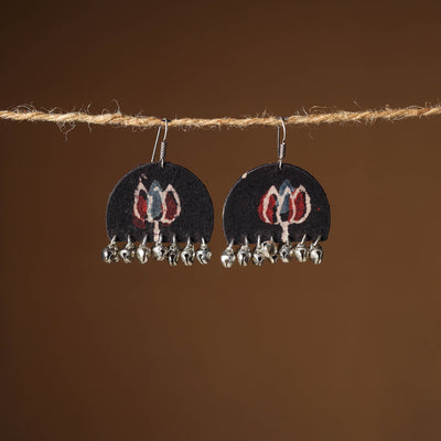 Riya Ghungroo Work Fabart Earrings 