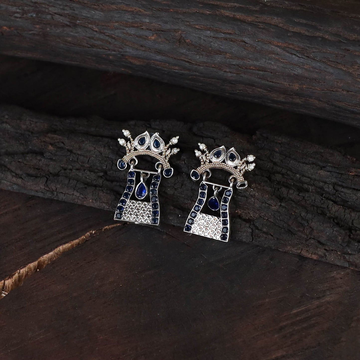 Saanjh Saaj Classic German Silver Necklace Set