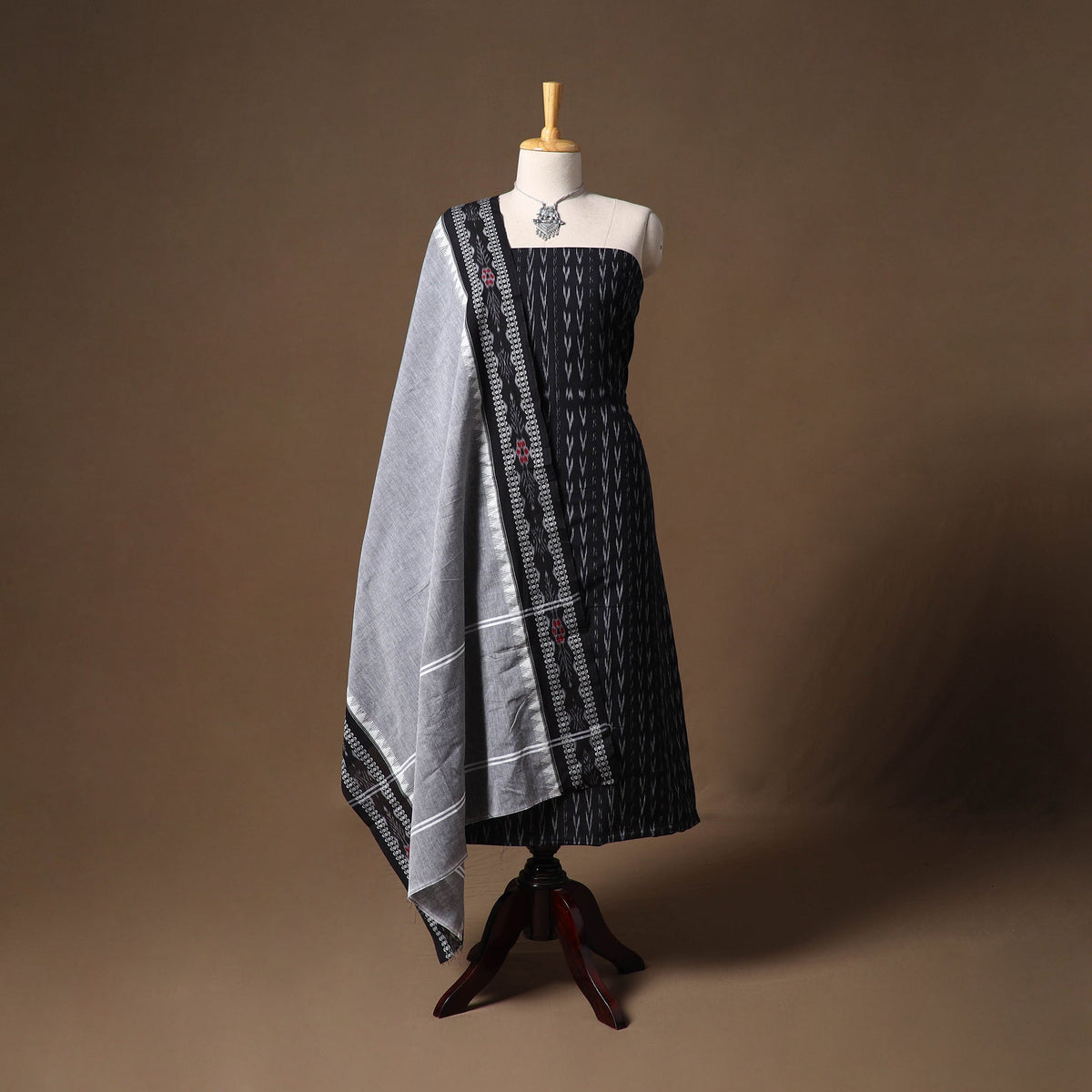 Sambalpuri ikat cotton 2pc unstitched dress material