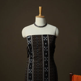 Sambalpuri ikat cotton 3pc unstitched dress material suit