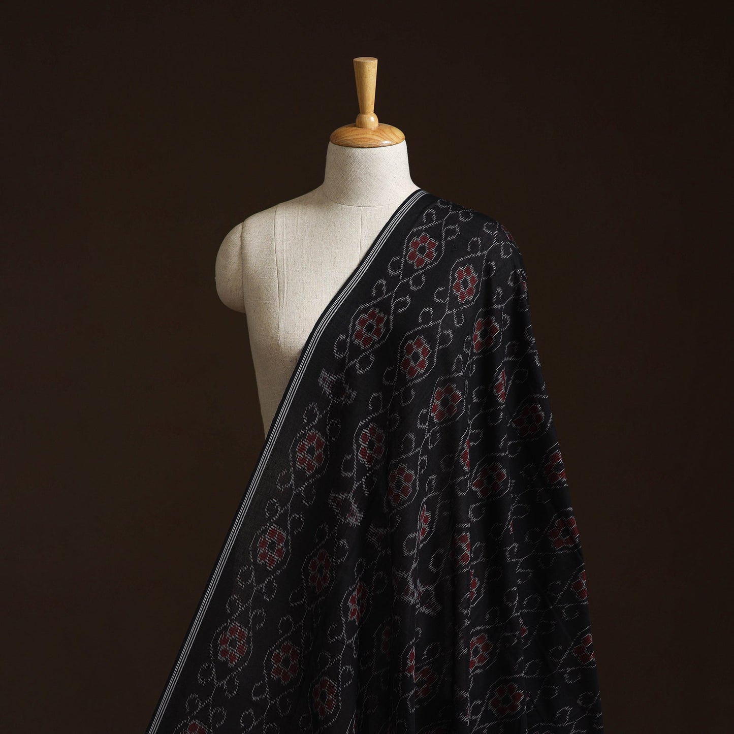 Sambalpuri ikat cotton fabric 06 - handcrafted