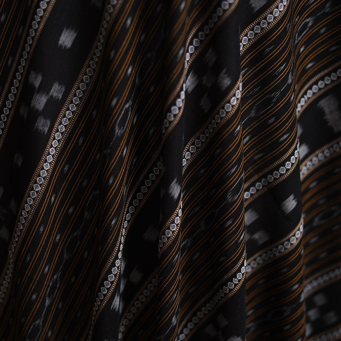 Sambalpuri ikat cotton fabric 10 - handcrafted