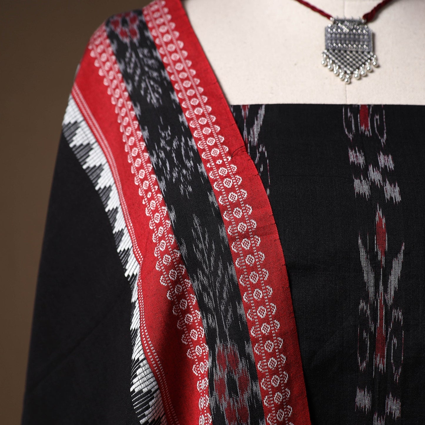 Sambalpuri ikat handloom cotton 2pc unstitched dress