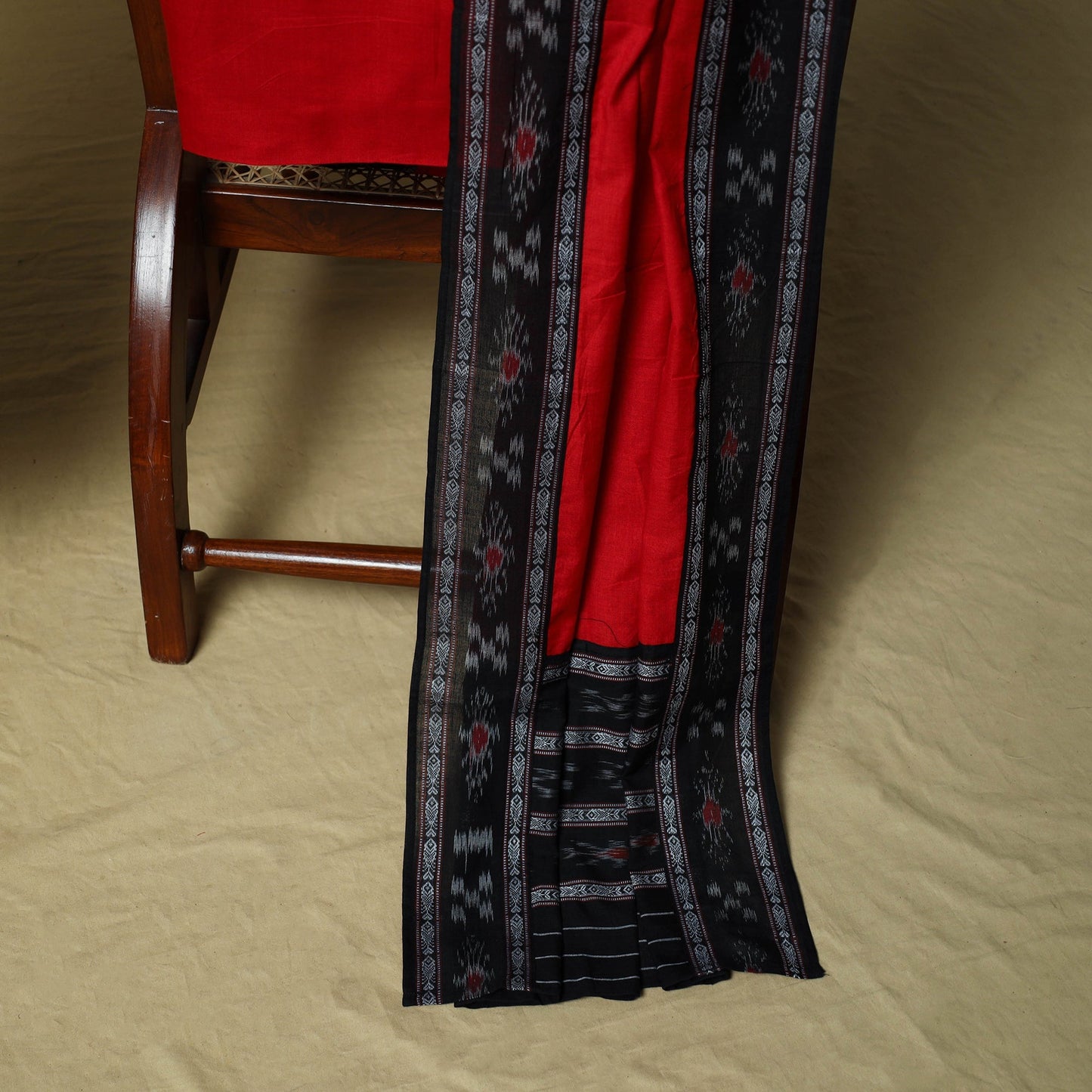 Sambalpuri ikat handloom cotton 3pc unstitched dress