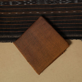 Black - sambalpuri ikat handloom cotton 3pc unstitched