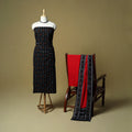 Sambalpuri ikat handloom cotton 3pc unstitched dress
