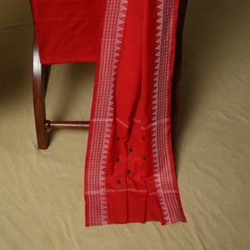 Sambalpuri ikat handloom embroidered cotton 3pc unstitched