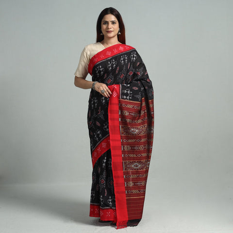Buy Tribal Sambalpuri Ikat Weave Handloom Cotton Saree 34 Online at iTokri.Com