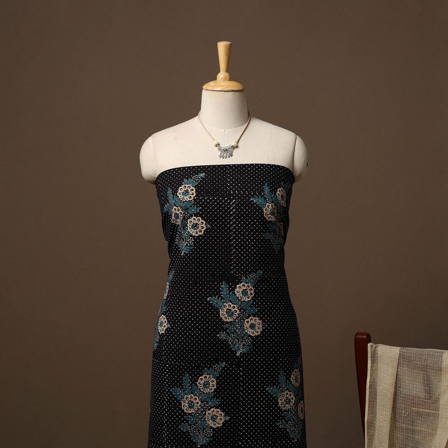 Sanganeri cotton 2pc unstitched dress material
