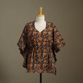 Sanganeri Block Print Cotton Kaftan (Short)