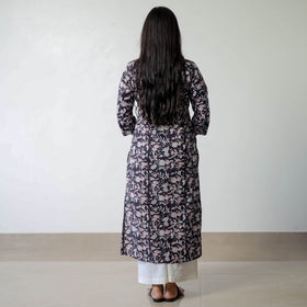  Sanganeri Block Printed Cotton Straight Kurta for Women