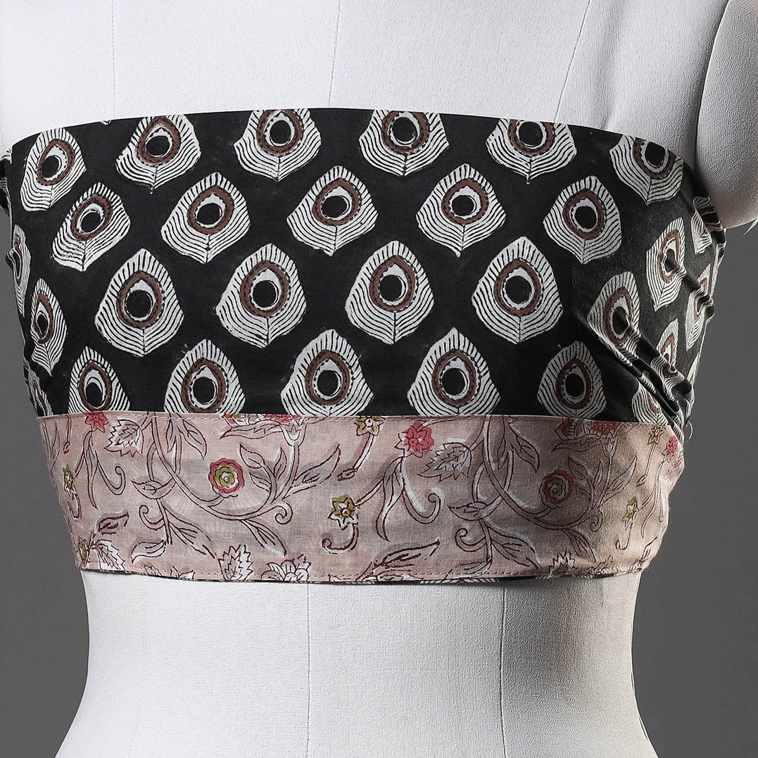 Buy Sanganeri Block Printed Cotton Blouse Piece 