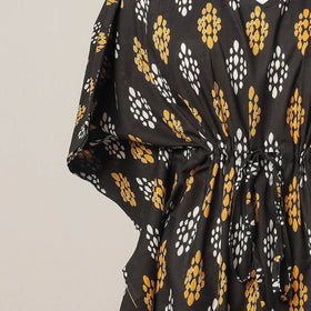  Sanganeri Printed Cotton Kaftan with Tie-Up Waist 