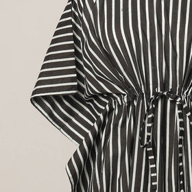 Buy Hand Block Printed Cotton Kaftan with Tie-Up Waist l iTokri.com