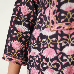 Buy Sanganeri Block Printed Cotton Kurta with Palazzo & Dupatta Set 16 Online at iTokri.com