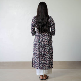 Sanganeri Block Printed Cotton Straight Kurta for Women