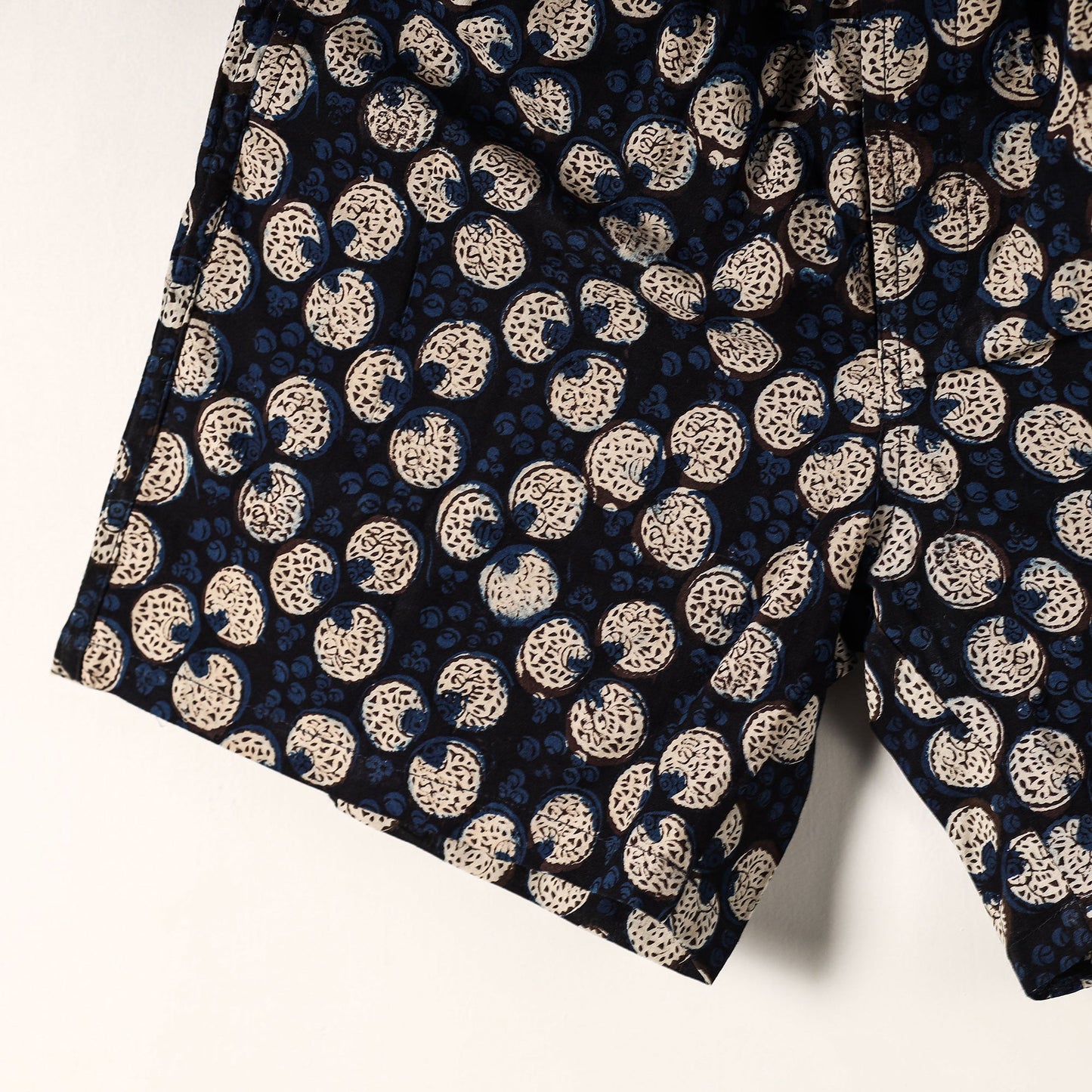  Sanganeri Block Printed Cotton Unisex Boxer/Shorts 
