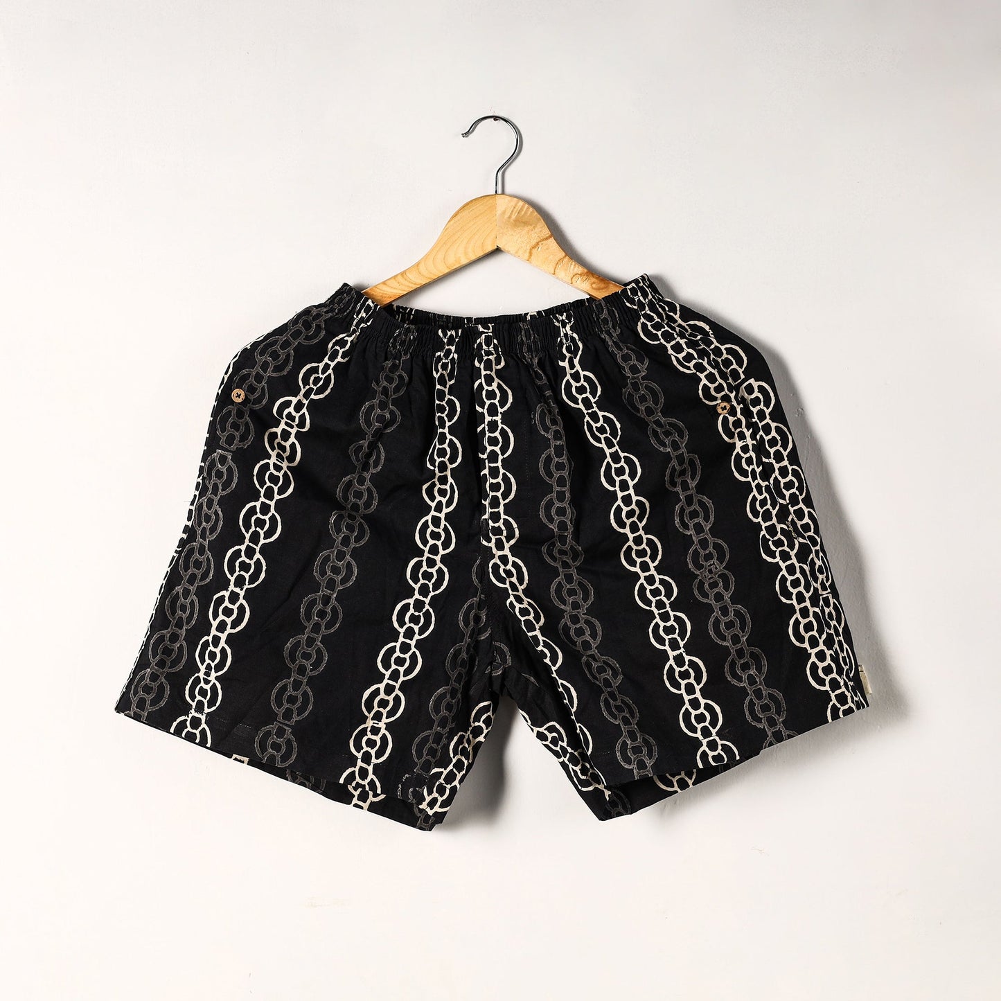  Sanganeri Block Printed Cotton Unisex Boxer/Shorts 