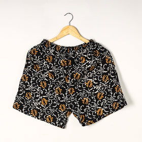  Sanganeri Block Printed Cotton Unisex Boxer/Shorts 