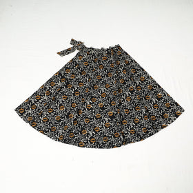 Buy Sanganeri Block Printed Cotton Wrap Around Skirt Online at iTokri.com