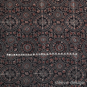 ajrakh kurta material