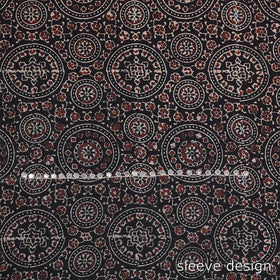 ajrakh kurta material