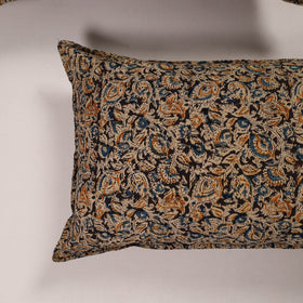 Buy Set of 2 Black Handcrafted Cotton Pillow Covers