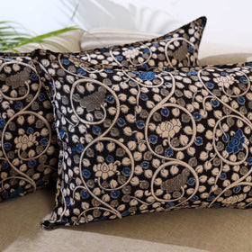 Buy Set of 2 Kalamkari Print Cotton Pillow Covers