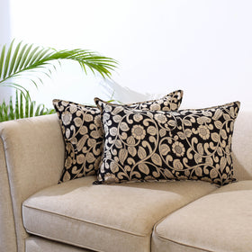 Buy Set of 2 Kalamkari Print Cotton Pillow Covers