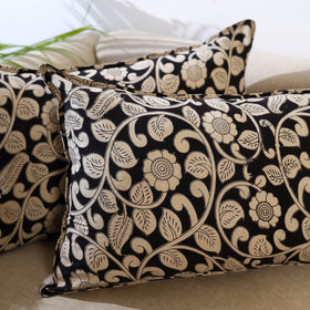 Buy Set of 2 Kalamkari Print Cotton Pillow Covers