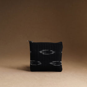 Black - set of 3 - handmade cotton utility pouches 19