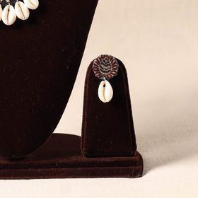 Black Shell Work Fabart Necklace Set