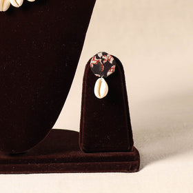 Black Shell Work Fabart Necklace Set