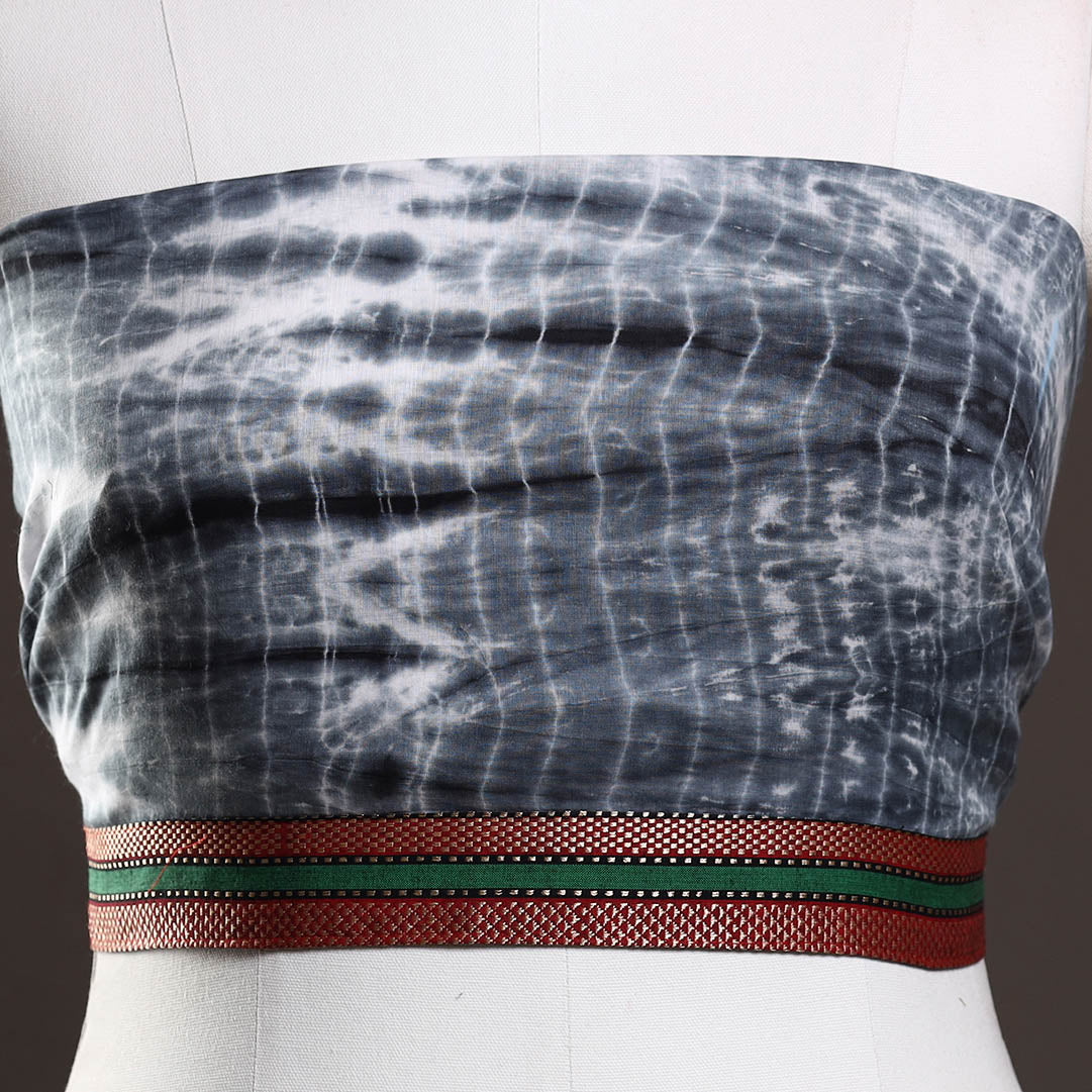 Buy Shibori Tie-Dye Cotton Blouse Piece 