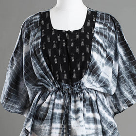 Buy Shibori Tie-Dye Cotton Kaftan with Tie-Up Waist (Medium) Online at iTokri.com