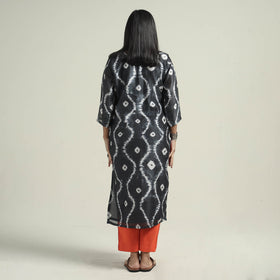 Shibori Tye-Dye Kurta with Palazzo & Dupatta Set
