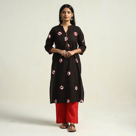 Buy Shibori Tye-Dye Mul Cotton Kurta with Palazzo & Dupatta Set Online at iTokri.com