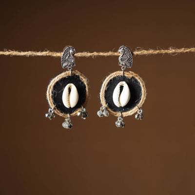 Shifa Jute Fabart Handmade Earrings