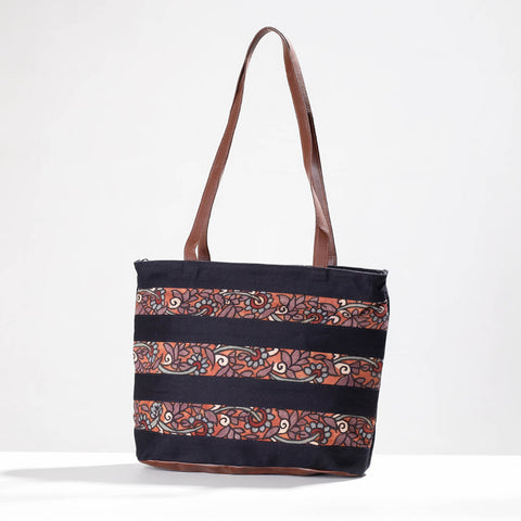  Shoulder Bag - Handpainted Kalamkari Natural Dyed Cotton 