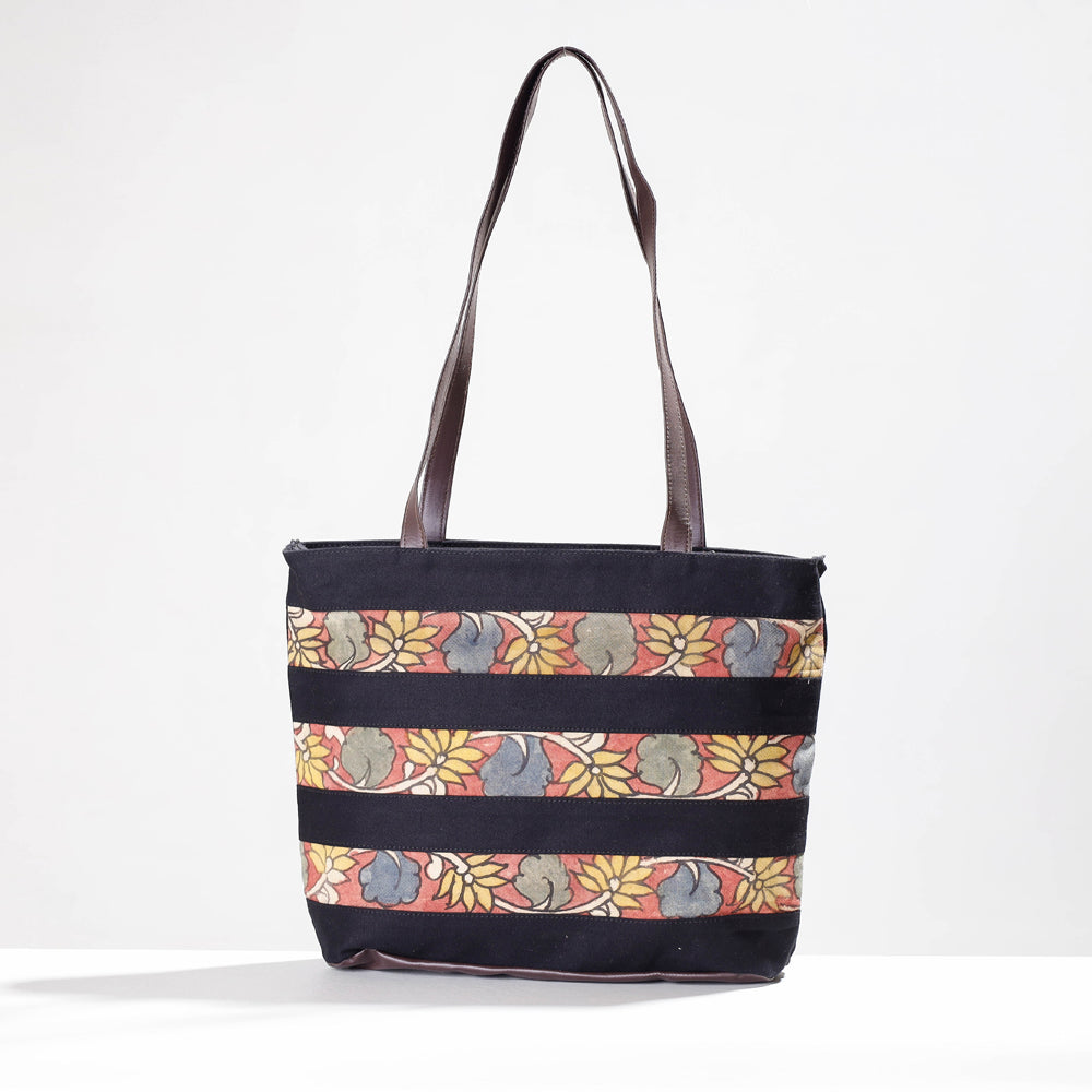 Shoulder Bag - Handpainted Kalamkari Natural Dyed Cotton 