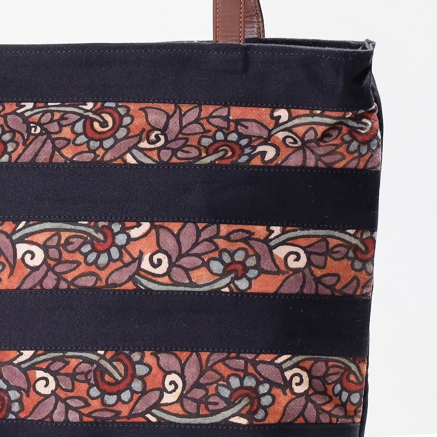  Shoulder Bag - Handpainted Kalamkari Natural Dyed Cotton 