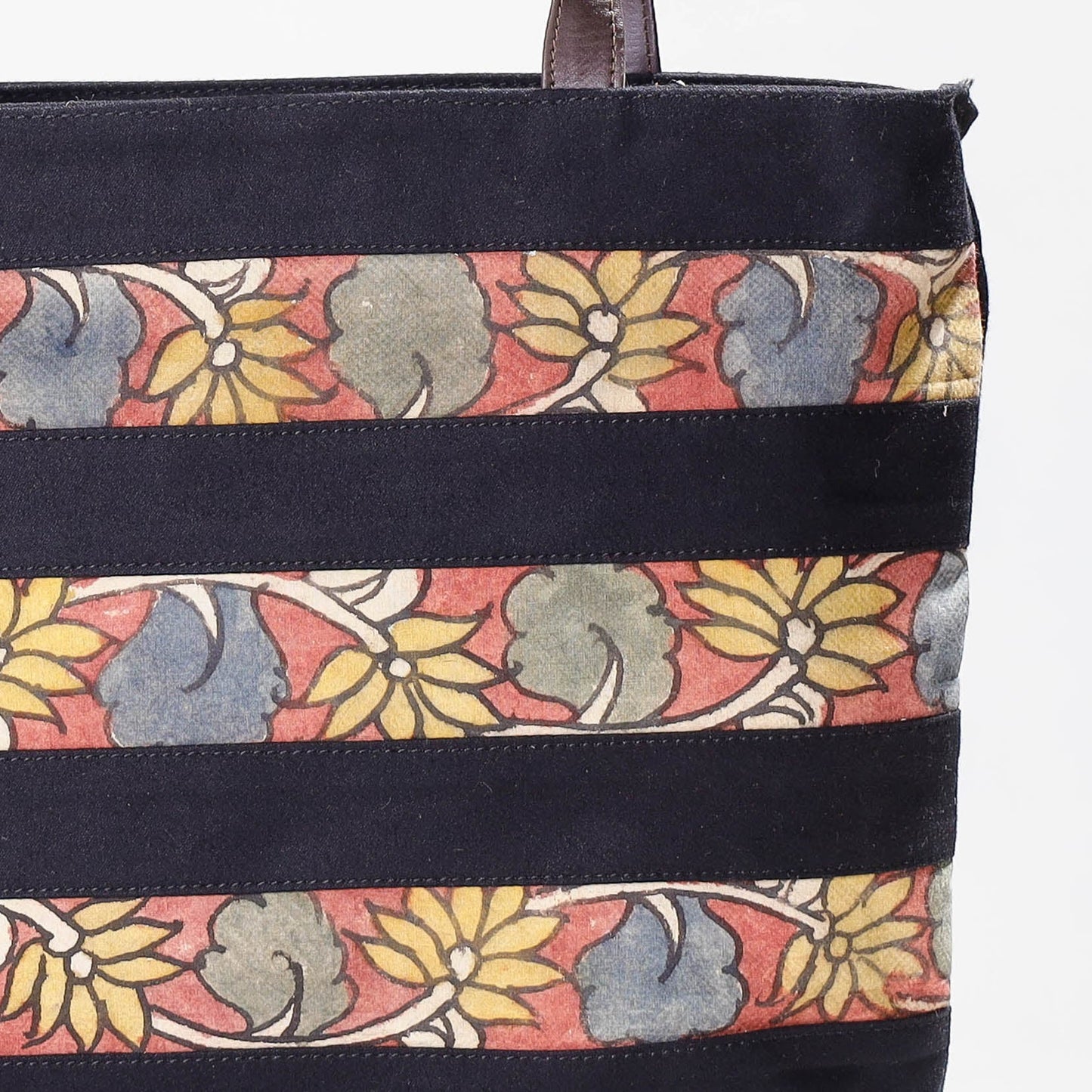  Shoulder Bag - Handpainted Kalamkari Natural Dyed Cotton 