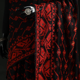 Silk cotton dhakai jamdani saree 08 - handcrafted