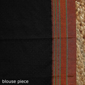 Silk cotton khun saree with ilkal pallu chikki paras border