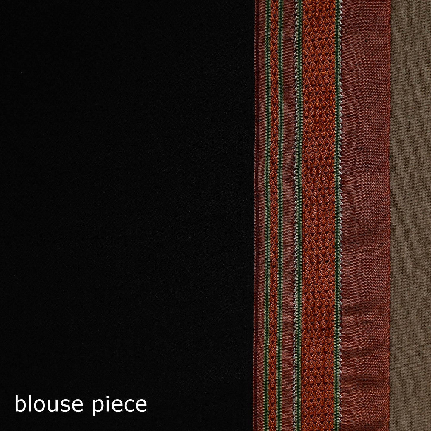 Silk cotton khun saree with ilkal pallu chikki paras border